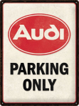 Pakabinama dekoracija Audi - Parking Only, 1 vnt.