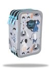 Forminis trijų skyrių penalas su priedais CoolPack Jumper 3 Doggy F067694