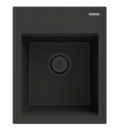 Granitinė plautuvė Granitan Alor, juoda