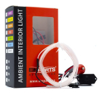 LED &scaron;viesos juostelė automobilio dekoravimui EinParts12V , 1m, balta