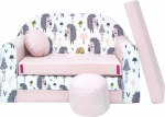 Vaiki&scaron;ka sofa Welox, rožinė