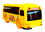 Muzikinis autobusas su 3D &scaron;viesomis, geltonas