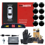 EinParts EPP8400 parkavimo jutikliai juoda - priekinis/galinis