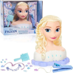 Plaukų modeliavimo lėlė Deluxe Princess Elsa Frozen + priedai