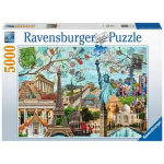 Dėlionė Ravensburger Big City Collage, 5000 det.