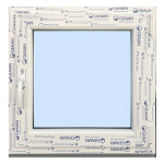 Naujas PVC langas 700 x 730 Balta/Balta
