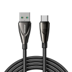 Kabelis su pynimu Pioneer Series USB-A - USB-C 100 W, juodas