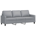 Trivietė sofa vidaXL, pilka