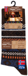 Kojinės unisex Vincent creation 4142S3 Norwegian, rudos