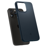 Plonas apsauginis dėklas iPhone 15 Pro Max, juodas