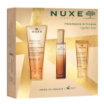 Rinkinys Legendary Scent Nuxe moterims: du&scaron;o aliejus, 100 ml + kūno losjonas, 30 ml + kvepalai, 30 ml