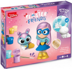 Kūrybinis gipso dekoravimo rinkinys Maped Creativ Plaster Friends Super girl