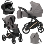 Universalus vežimėlis Kunert Lazzio Premium 3in1, Graphite ECO