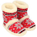 Raudonos &scaron;lepetės iki kulk&scaron;nių, norvegi&scaron;ko ra&scaron;to, sudėtis: 100% merino vilna, 41-46 dydžiai.