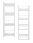 Vonios radiatorius Granitan Breno 40 x 120 cm baltas