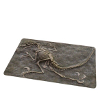 Dinozauro Fosilija 8mm Storas Vonios Kambario Kilimas, Virtuvės Kilimėlis., 19,69 * 31,49 colio 50 * 80 cm