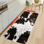 Virtuvinis kilimėlis su karvės odos dizainu, 40 * 120 cm / 15,7 * 46,5 colio