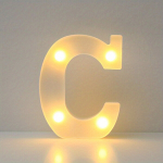 LED &Scaron;viestuvas Raidė/Skaičius/&Scaron;irdis Baro Vestuvių Dekoracijai, C