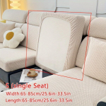 Elastinis Sofa Apdangalas, Universalus Dulkėms Atsparus Baldų Apsauga, L (trijų vietų)