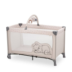 Kelioninė lovytė-maniežas Dream N Play Go Pooh Rainbow, Beige