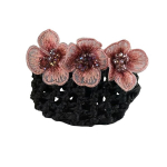 Eleganti&scaron;kas gėlėtas plaukų tinklelis, 0419-PK