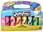 PLAY-DOH TE&Scaron;LOS MĖGINTUVĖLIS SU MINK&Scaron;TIMU DOH VINCI PASTEL 6 SPALVOS