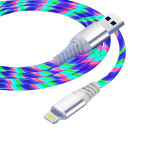 MFi sertifikuotas USB-A įkrovimo laidas, Įvairiaspalvis