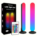 LED juostos su nuotolinio valdymo pultu, 2vnt RGB &scaron;viesos juosta