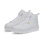 PUMA baltos spalvos laisvalaikio batai moterims Karmen Mid Puma White-Puma White - 38585701