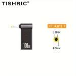 TISHRIC 100W PD Greitas Įkrovimas USB-C į DC Adapteris , DC 4.0 X 1.7