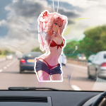 1vnt &Scaron;aunus Mielas Anime Dizaino Automobilio Oro Gaiviklis Pakabukas