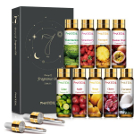 PHATOIL Eterinių Aliejų Rinkinys, 9 Kvapai, 10ml