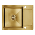 Virtuvinė plautuvė Laveo Marmara SAM_G13T, Gold