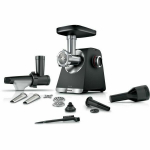 Mėsmalė Mėsos smulkintuvas BOSCH Serija 6 MFWS650B - 500 W - 3,5 kg/mn - 3 smulkintuvo grotelės - Juodas