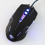 "e-blue" pelė "auroza g", 3000dpi, optinė, 6 but., usb laidas, juoda