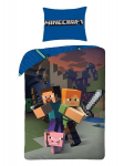 Vaiki&scaron;kas patalynės komplektas Minecraft, 2 dalių