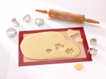 Bakeflon silikoninis kilimėlis 31x51,5 cm, rudos spalvos