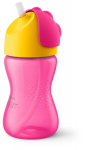 Nei&scaron;siliejantis puodelis su &scaron;iaudeliu Philips Avent, 300 ml, 12 mėn+, SCF798/02