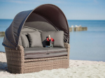 Lova/sofa Patio Gustave, ruda/pilka