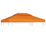 Pakaitinis pavėsinės uždangalas, oranžinis, 3x4m, 310g/m&sup2;