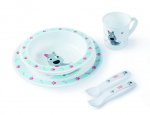 Canpol Babies plastikinių indų ir įrankių rinkinys, 5 dalys, 4/401 dog