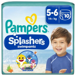 Sauskelnės-kelnaitės PAMPERS Pants Splashers, 5 dydis, 14+ kg, 10 vnt.