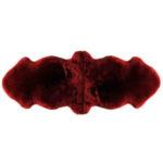 Narma avies kailio kilimas Merino, wine, M 2x50x180 cm
