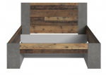 Lova Clif CLFL1121, 120x200 cm, ruda