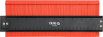 Konturų matuoklis, trafaretas, &scaron;ablonas profiliams 260 mm Yato (YT-3736)