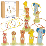 Tooky Toy Medinė Žaidimų Taisyklė: Ringo Krėslas 15 el.