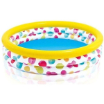 Pripučiamas baseinas Intex Rainbow, 168x38 cm