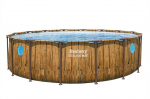 Karkasinis baseinas Bestway Power Steel Swim Vista 488x122 cm, su filtru