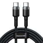 Nailoninis USB-C kabelis Power Delivery 2.0 100W 2m, pilkas