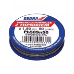 LYDMETALIS su fliusu, 1,5mm, 50g, 50%SN, Pb50Sn50